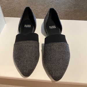 Eileen Fisher Flute Houndstooth Flat